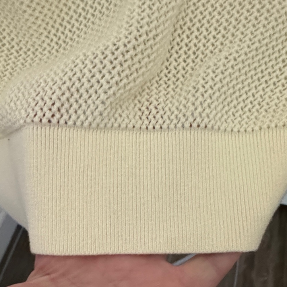Oncept Kennedy Chic Cream V-Neck Sweater Vest - Picture 7 of 12